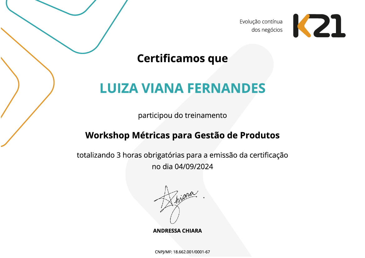 Certificado K21